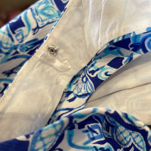 Lilly Pulitzer Cathy Shift Dress in Get Trunky print size 6 in bomber blue - Picture 8 of 11